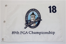 2007, 2008 & 2009 PGA Championship Embroidered Flags - Woods, Harrington & Y.E. Yang