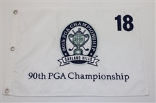 2007, 2008 & 2009 PGA Championship Embroidered Flags - Woods, Harrington & Y.E. Yang