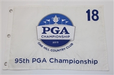 2012, 2013 & 2017 PGA Championship Embroidered Flags - McIlroy, Dufner & Thomas