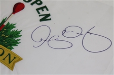 Rory McIlroy Signed 2013 US Open White Embroidered Flag - Merion JSA ALOA