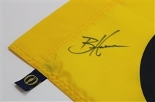 Brian Harmon Signed The Open at Royal Liverpool Flag JSA ALOA