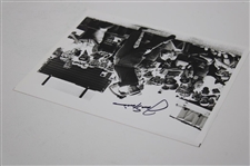 Jack Nicklaus Signed Post-Swing B&W Photo JSA ALOA