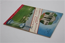 1949 Colonial National Invitation Tournament Program - No Tournament Due to Flooding (Letter)
