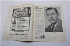1949 Colonial National Invitation Tournament Program - No Tournament Due to Flooding (Letter)