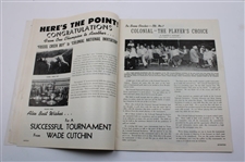 1949 Colonial National Invitation Tournament Program - No Tournament Due to Flooding (Letter)
