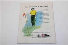 1949 Colonial National Invitation Tournament Program - No Tournament Due to Flooding (Letter)