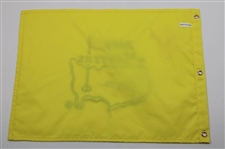 Angel Cabrera & Runner-Up Chad Campbell Signed 2009 Masters Embroidered Flag JSA ALOA