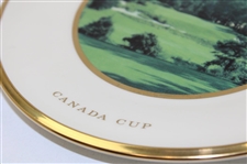 2006 Pine Valley Golf Club Lenox Canada Cup Trophy Plate - 5th Hole