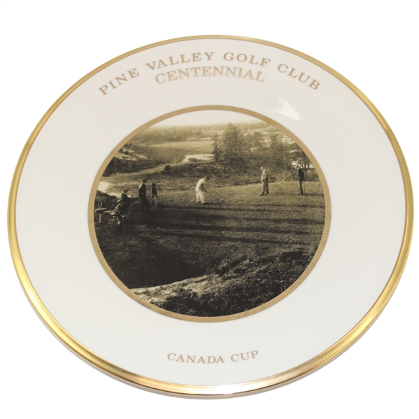 2013 Pine Valley Golf Club Lenox Canada Cup Trophy Plate - 18th Hole