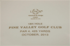 2013 Pine Valley Golf Club Lenox Canada Cup Trophy Plate - 18th Hole