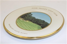 2010 Pine Valley Golf Club Lenox Racquet Club Bowl Trophy Plate - 15th Hole