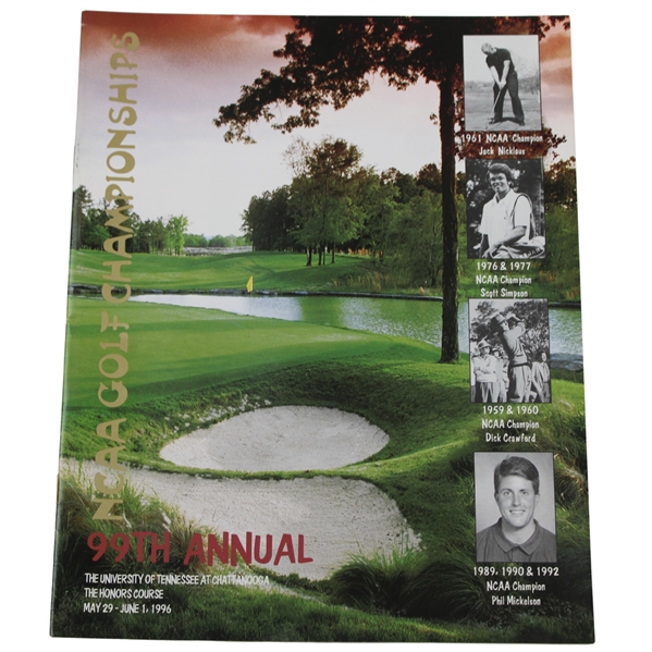 1996 NCAA Championship Official Program - Tigers Only NCAA Championship Win