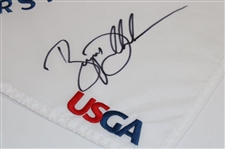 Bryson Dechambeau Signed 2024 US Open at Pinehurst No. 2 Flag JSA ALOA