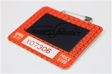 Bernhard Langer Signed 1993 Masters Tournament SERIES Badge #X07306 JSA ALOA