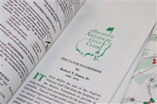 Jose Maria Olazabal & Mark O'Meara Signed Masters Spectator Guides - 1994 & 1998 JSA ALOA