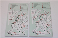Jose Maria Olazabal & Mark O'Meara Signed Masters Spectator Guides - 1994 & 1998 JSA ALOA