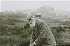 Old Tom Morris 'Open Champion 1961-62-64-67' Hitting Out of Bunker Matted Print - Framed