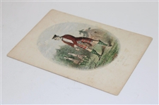 Early To Mid 19th Century Engraving of Clan McPherson “Golfing” 