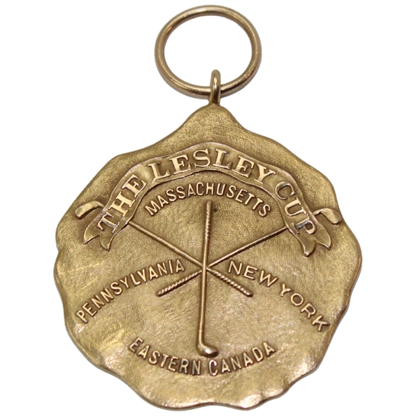 1931 The Lesley Cup Mass./Penn./N.Y./Eastern Canada 14k Gold Medal Won by Massachusetts G.A.