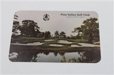 Pine Valley GC items Including Porcelain Plate, Walker Cup Program, Two (2) Books, Scorecard, Map & more