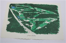 Pine Valley GC items Including Porcelain Plate, Walker Cup Program, Two (2) Books, Scorecard, Map & more