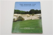 Pine Valley GC items Including Porcelain Plate, Walker Cup Program, Two (2) Books, Scorecard, Map & more