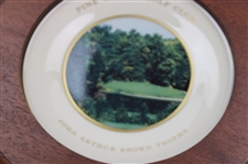 Pine Valley GC items Including Porcelain Plate, Walker Cup Program, Two (2) Books, Scorecard, Map & more
