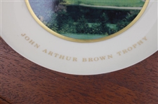 Pine Valley GC items Including Porcelain Plate, Walker Cup Program, Two (2) Books, Scorecard, Map & more