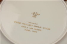 Pine Valley GC items Including Porcelain Plate, Walker Cup Program, Two (2) Books, Scorecard, Map & more