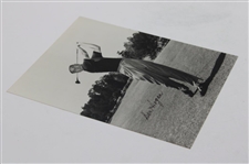 Ben Hogan Signed Post-Swing at Augusta National GC B&W 8x10 Photo JSA ALOA