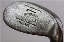 T. Stewart St. Andrews Special Hand Forged Gooseneck Antishank Iron w/ Shaft Stamp