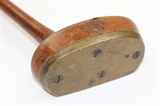 c.1917 Burke Endgrain Pat. 785212 Hammer Head Putter