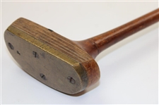 c.1917 Burke Endgrain Pat. 785212 Hammer Head Putter