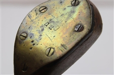 The Spalding Bulger Wood w/ Shaft Stamp & Brass 229 Soleplate 