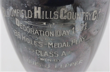1931 Decoration Day Bloomfield Hills CC 36 Holes Medal Play Class A Trophy Won by Louis J. Lepper