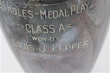 1931 Decoration Day Bloomfield Hills CC 36 Holes Medal Play Class A Trophy Won by Louis J. Lepper