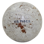 c.1930 U.S. Tiger Donut Circles Golf Ball