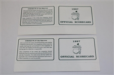 (3) 1997 Masters Journals, (2) Scorecards, (3) Golf Balls in Sleeve & (3) Ball Markers