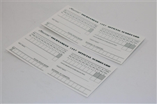 (3) 1997 Masters Journals, (2) Scorecards, (3) Golf Balls in Sleeve & (3) Ball Markers