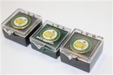 (3) 1997 Masters Journals, (2) Scorecards, (3) Golf Balls in Sleeve & (3) Ball Markers