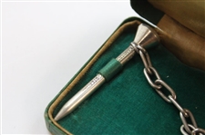 The REDDY TEE Sterling Silver Tee Set on Chain in Original Lambert Bros. Box