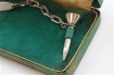The REDDY TEE Sterling Silver Tee Set on Chain in Original Lambert Bros. Box