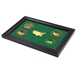 Evolution of the Augusta Patches/Logo Replica Display - Framed