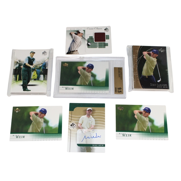 Mike Weir Sign of The Times SP Authentic Card, SP Authentic Course Classic  & Card Collection