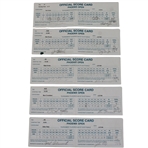 Mickelson, Daly & Calcavecchia & (7) others Signed 1994-95 Phoenix Open Official Scorecards