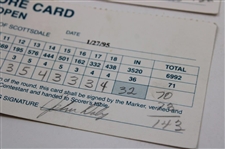 Mickelson, Daly & Calcavecchia & (7) others Signed 1994-95 Phoenix Open Official Scorecards