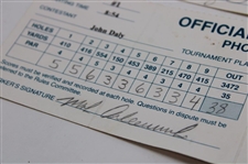 Mickelson, Daly & Calcavecchia & (7) others Signed 1994-95 Phoenix Open Official Scorecards