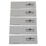 Mickelson, Daly & Calcavecchia & (7) others Signed 1994-95 Phoenix Open Official Scorecards
