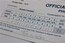 Watson, Irwin, Sutton & (7) others Signed 1994, 1998-99 Phoenix Open Official Scorecards