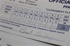 Watson, Irwin, Sutton & (7) others Signed 1994, 1998-99 Phoenix Open Official Scorecards